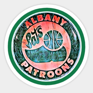 Albany Patroons Basketball Sticker